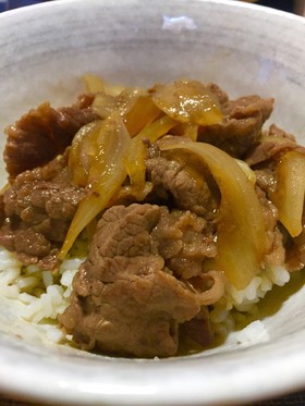 めんつゆ活用シリーズ!汁だく牛丼